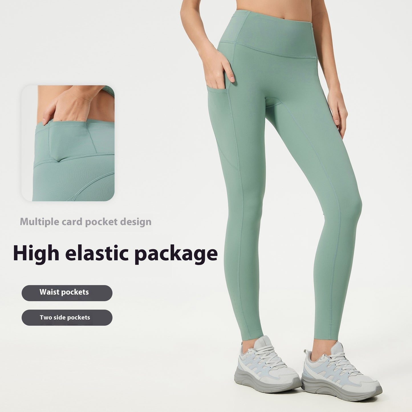 Abdominal-shaping Slimming Sports Fitness Peach Hip Raise Yoga Pants Women