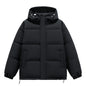 Down Cotton-padded Jacket Men's Loose And Warm Hooded Bread Coat