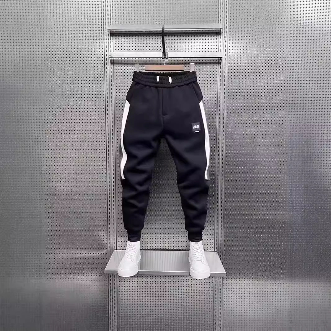 Casual Jogger Pants With Elastic Cuffsversatile Loose-fitting And On-trend