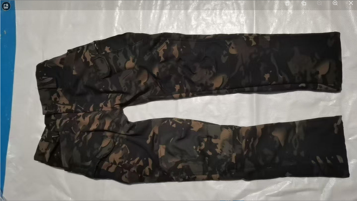 Mens Fleece-Lined Waterproof Tactical Pants For Winter Warmth And Protection