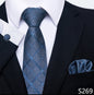 Men's Creative All-match Business Formal Wear Tie Scarf Cuff Buckle Set