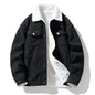 Retro Fashion Brand Fleece-lined Warm Lapel Cotton-padded Coat