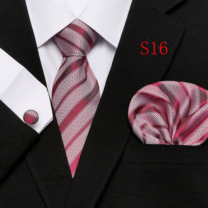 Paisley Series European And American Fashion Tie Three-piece Suit