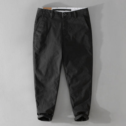 Versatile And Comfortable Cotton Business-casual Pants For Young Men