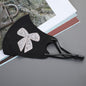 Rhinestone Smiley Butterfly Pattern Sun Block And Dustproof Mask