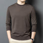 Round Neck Wool T Men's Sweater Skin-friendly