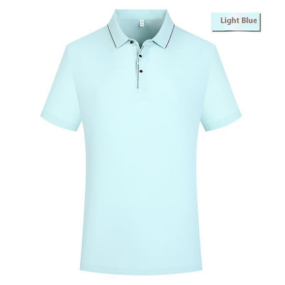 High-end Ice Silk Cool Breathable Light Luxury Temperament Polo Shirt