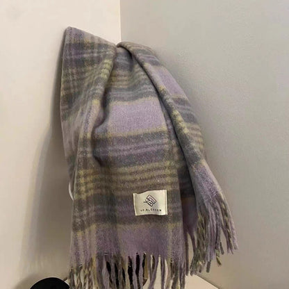 New Fashionable Plaid Scarf For Women