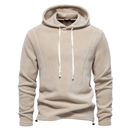 Men's Autumn And Winter New Stand Collar Half Zip Long-sleeved Sweater