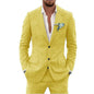 Men's Suit Linen Suit Wedding Party