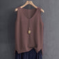 Loose Vest Women's Summer Knitted Bottoming Shirt T-shirt Inner Wear Blouse