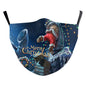 Christmas Tree Digital Printing Double Layer Dustproof Mask