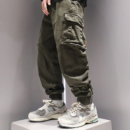 Foot Binding Zipper Design, Niche Casual Pants