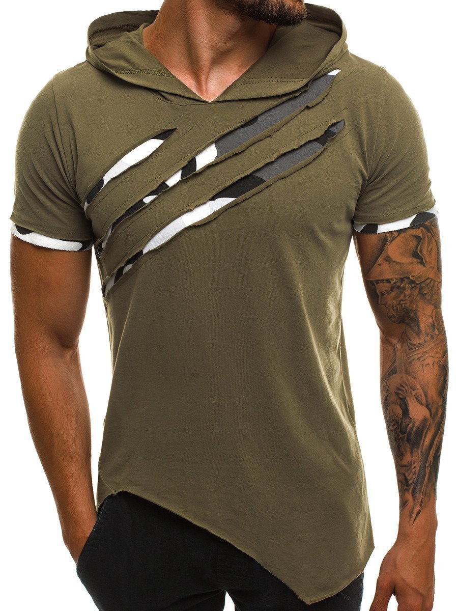 Personalized fitness pleated short sleeves