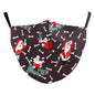Christmas Snowflake Digital Printing Double-layer Dust Mask