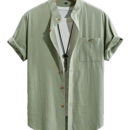 Men's Short-sleeved Shirt Comfort And Casual Fashion All-matching