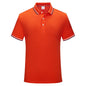 Simple Polo Shirt Short Sleeve Striped Lapel