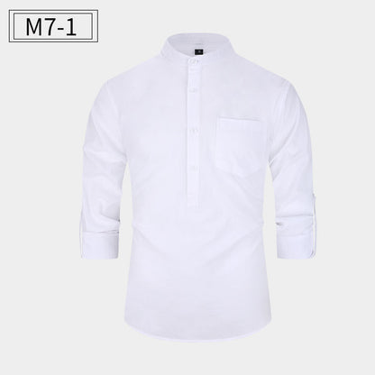 New Men's Cotton Shirt Casual Style