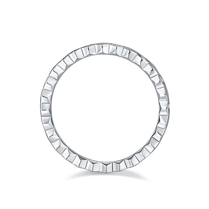 Bee Dance Of Light And Shadow - A Wedding Ring Set With Top-quality Moissanite S925 Silver And Platinum-plated Diamond. The Ring Can Be Inspected With A Diamond Pen