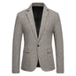 European Size Men's Fashion Woolen Casual Small Suit Coat