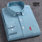 Pure Cotton Washed Oxford Woven Shirts Men