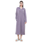 Zipper Bathrobe Couple Hooded Nightgown Thin Pajamas