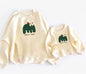 High Quality Family Friendly Autumn Sweatshirts Baby Onesies For Three