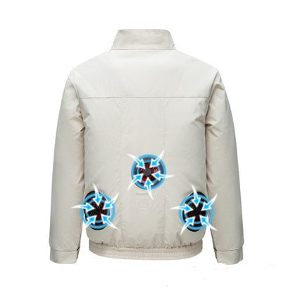 Summer Smart Air Conditioning Clothes Outdoor Work Jacket With Fan