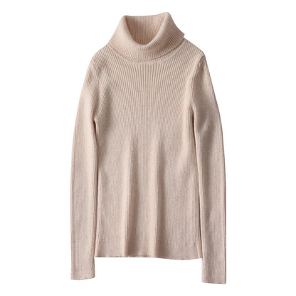 Autumn And Winter Women's Slim-fit Pullover Knit Sweater For Layering