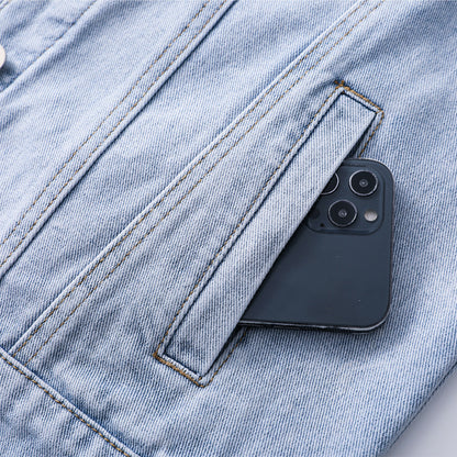 New Loose-fitting Waistcoat Denim Coat Women's Sleeveless Waistcoat Top