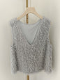 Fashion V-neck Sleeveless Soft Tassel Women's Vest