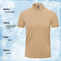 Summer Ice Silk Polo Shirt Overalls