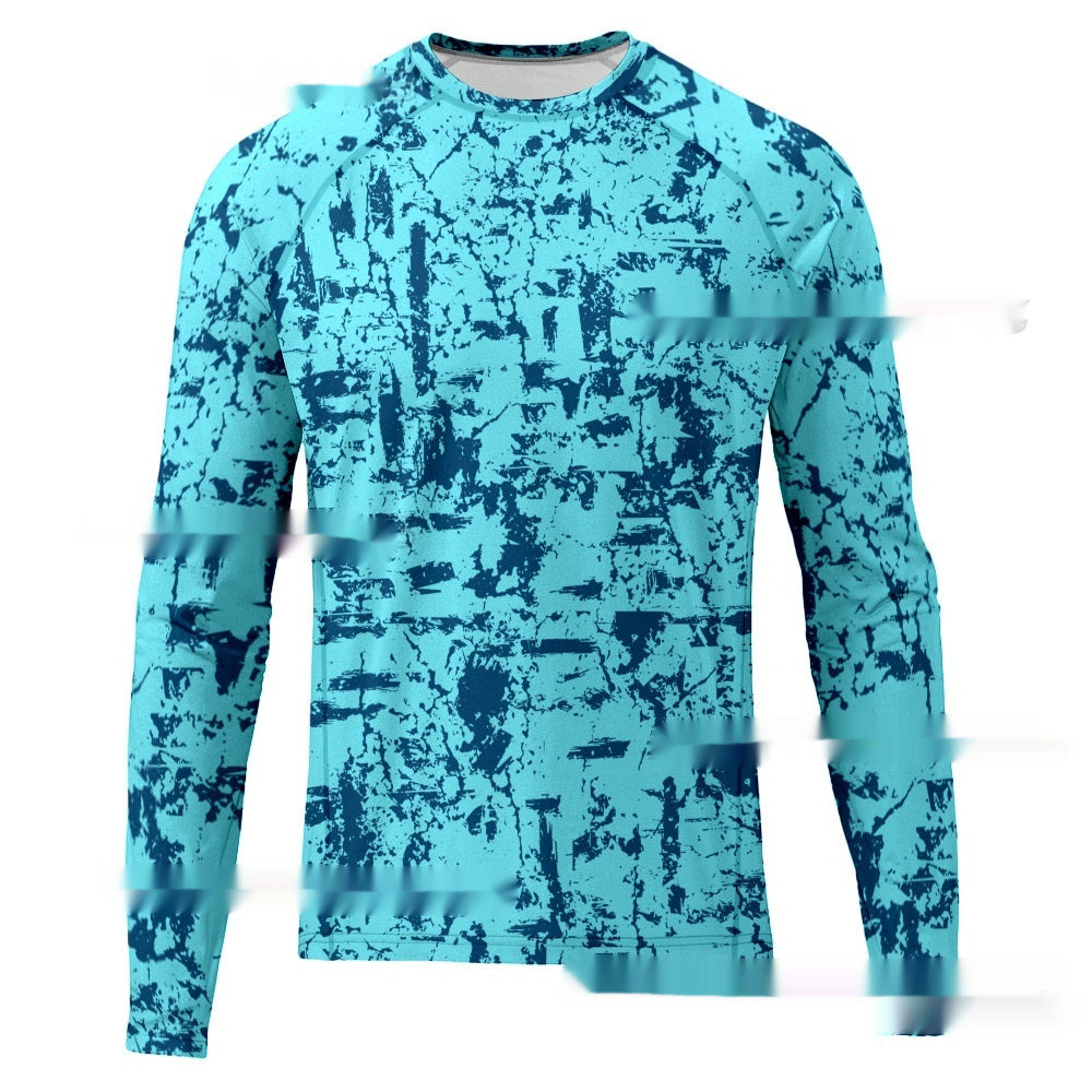 Men's Sun-proof And Breathable Long Sleeve Hood T-shirt