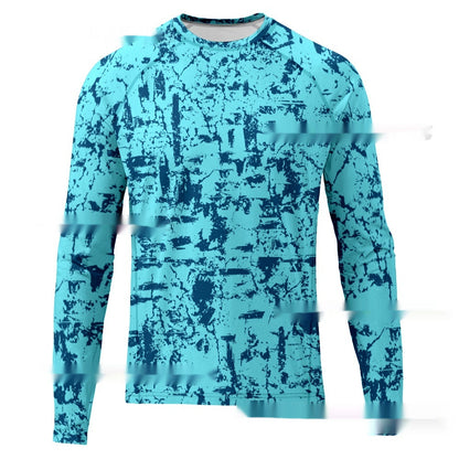 Men's Sun-proof And Breathable Long Sleeve Hood T-shirt
