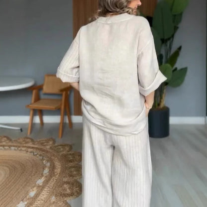 European And American Women's Clothing Casual Top Pants