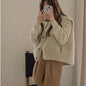 Retro Anti-aging Sleeveless Waistcoat Vest Lamb Wool Waistcoat Vest