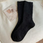 Autumn And Winter Solid Color Wool Socks