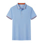 Polo Cotton Workwear With A Collar And Short Sleeves