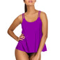 Split Swimsuit Unlined Top New Female Halter Bikini