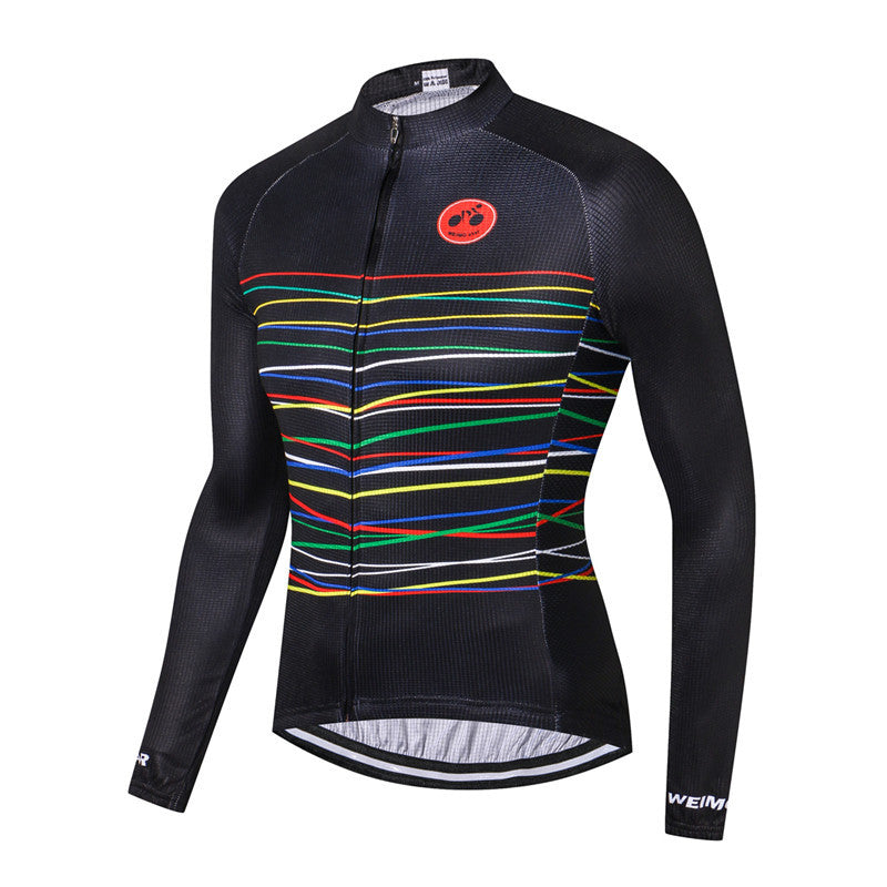 Long sleeved bicycle cycling suit