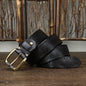 Hollowed-out First-layer Cowhide Pin-buckle Belt For Mengenuine Leather Belt For Jeans