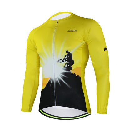Cycling wear long-sleeved top for bicycles