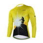 Cycling wear long-sleeved top for bicycles