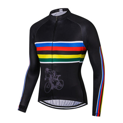 Long sleeved bicycle cycling suit
