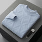 Woolen Sweater Men's Half Turtleneck Thickened Sweater Casual