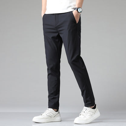 Mens Soft Stretchy Casual Pants In Multiple Colors Preppy Style