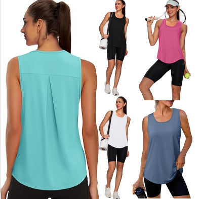 Loose Breathable Yoga Clothes Sleeveless Blouse