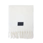 Solid Color Fringe Wool Scarf Women's Thickened Warm Neck Wrap
