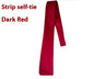 8CM Tie Men's Formal Wear Business Black Suit Hand Tie Work