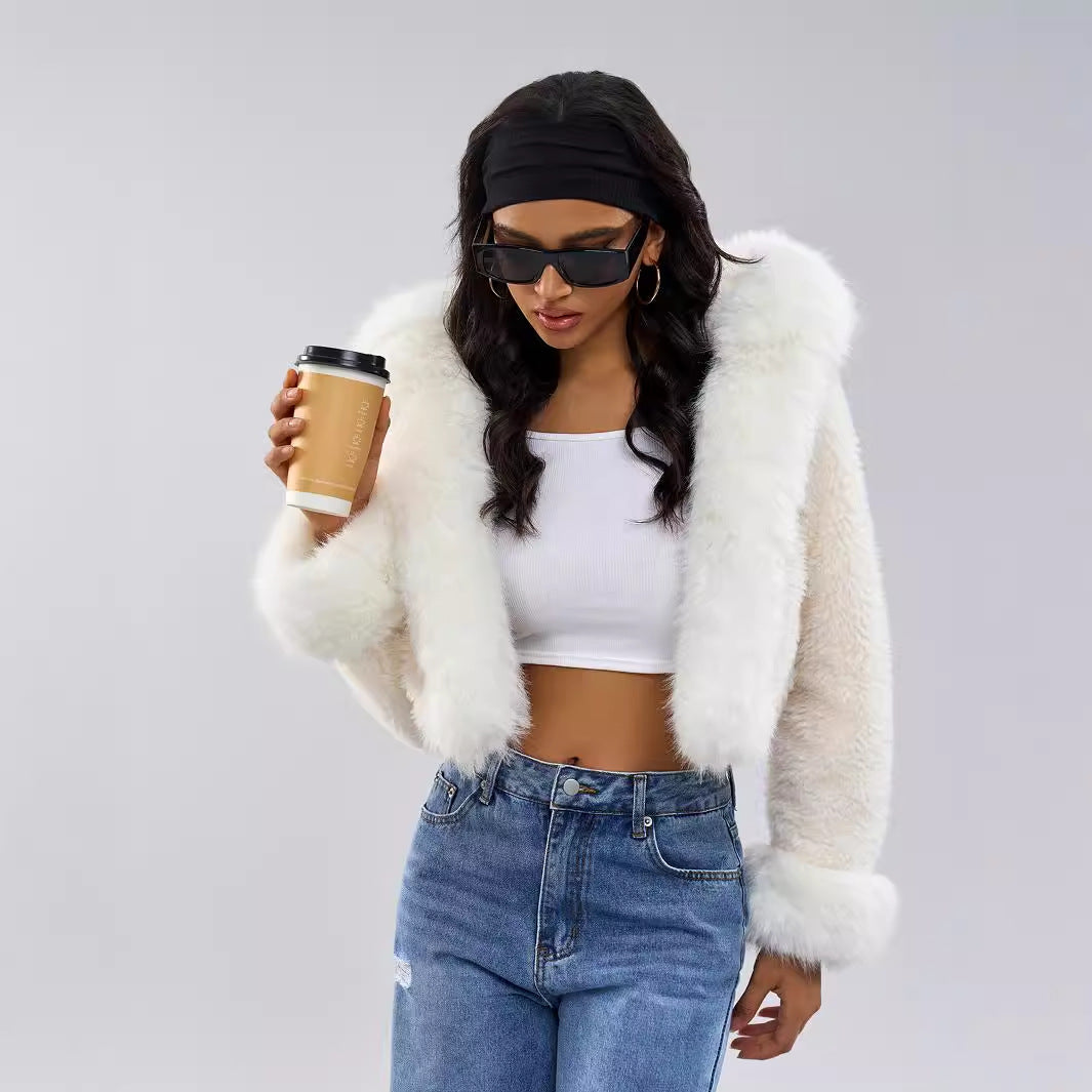 Sexy Slim-fit Soft Comfortable Eco-friendly Thickened Short Jacket
